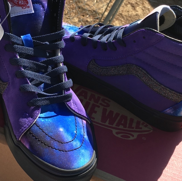 💥SOLD💥VANS SK8-Hi "Celestial Royalty" Cosmic Galaxy Sz 7 - Picture 4 of 16